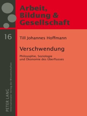 cover image of Verschwendung